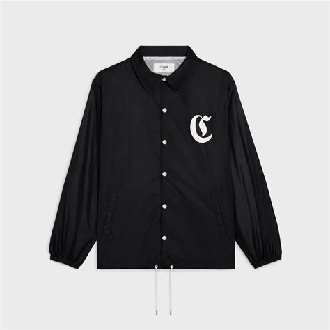 gap celine jacket|celine paris coach jacket in nylon twill.